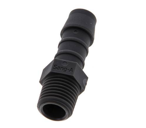 R 1/4'' Male x 10mm PA 6 Hose barb 10 Bar [10 Pieces]
