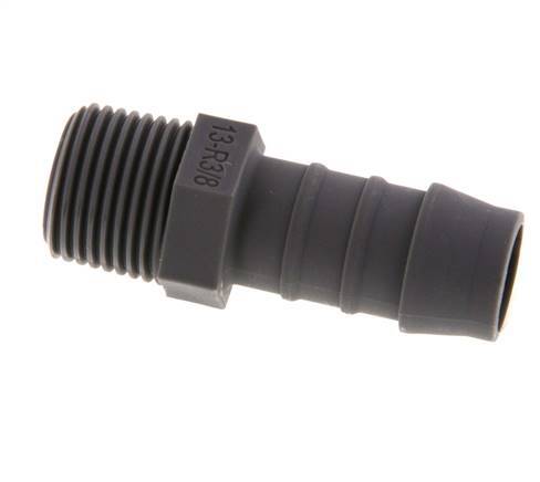 R 3/8'' Male x 13mm PA 6 Hose barb 10 Bar [10 Pieces]