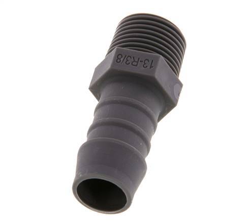 R 3/8'' Male x 13mm PA 6 Hose barb 10 Bar [10 Pieces]
