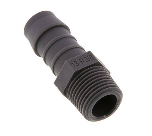 R 3/8'' Male x 13mm PA 6 Hose barb 10 Bar [10 Pieces]