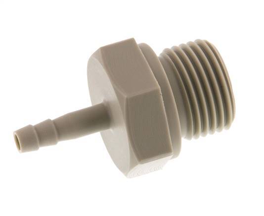 G 1/2'' Male x 4mm Polypropylene (PP) Hose barb 10 Bar