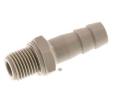 G 1/4'' Male x 10mm Polypropylene (PP) Hose barb 10 Bar