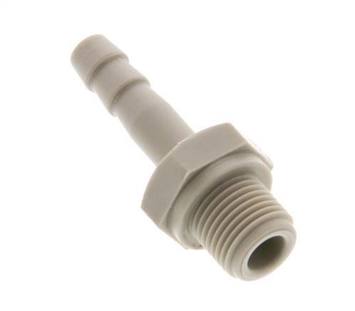 G 1/8'' Male x 4mm Polypropylene (PP) Hose barb 10 Bar