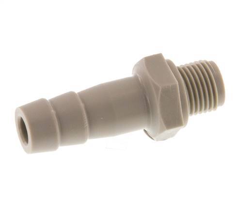 G 1/8'' Male x 8mm Polypropylene (PP) Hose barb 10 Bar