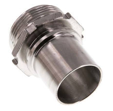 G 1 1/2'' Male x 38mm Stainless steel Hose barb with Safety Collar DIN 2817