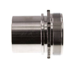 G 3'' Male x 75mm Stainless steel Hose barb with Safety Collar DIN 2817