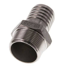 R 1 1/4'' Male x 32mm Stainless steel Hose barb 16 Bar