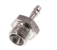G 1/4'' Male x 4mm Stainless steel Hose barb 40 Bar