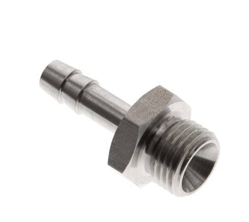 G 1/4'' Male x 6mm Stainless steel Hose barb 40 Bar