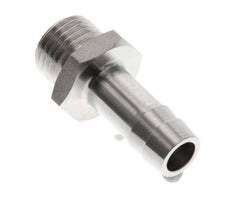 G 1/4'' Male x 9mm Stainless steel Hose barb 40 Bar