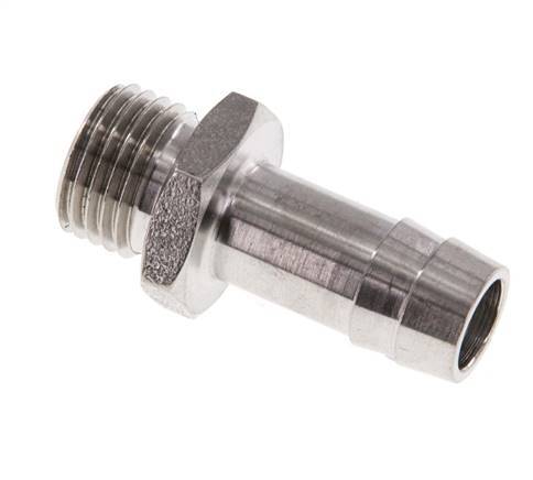 G 1/4'' Male x 10mm Stainless steel Hose barb 40 Bar