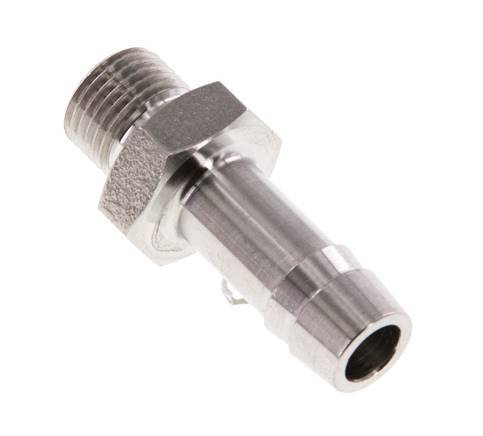 G 1/8'' Male x 8mm Stainless steel Hose barb 40 Bar