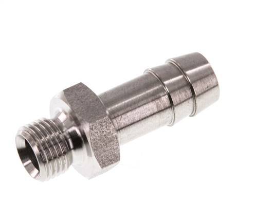 G 1/8'' Male x 9mm Stainless steel Hose barb 40 Bar