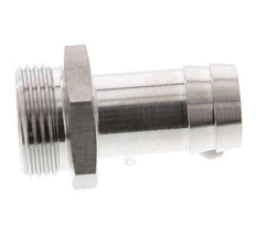 G 3/4'' Male x 19mm Stainless steel Hose barb 40 Bar