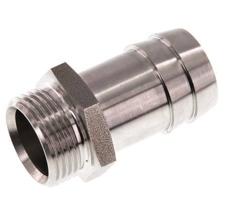 G 3/4'' Male x 25mm Stainless steel Hose barb 40 Bar