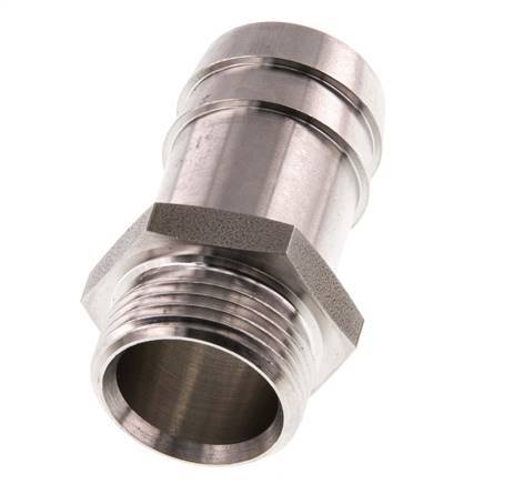 G 3/4'' Male x 25mm Stainless steel Hose barb 40 Bar