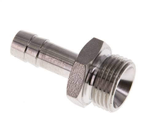 G 3/8'' Male x 8mm Stainless steel Hose barb 40 Bar