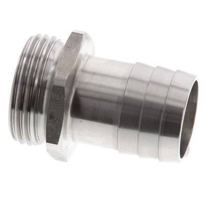 G 1'' Male x 25mm Stainless steel Hose barb 40 Bar