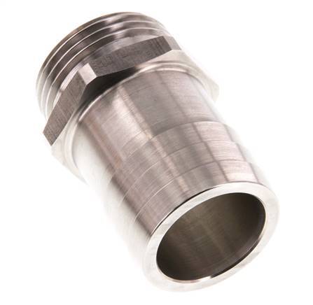 G 1'' Male x 32mm Stainless steel Hose barb 40 Bar