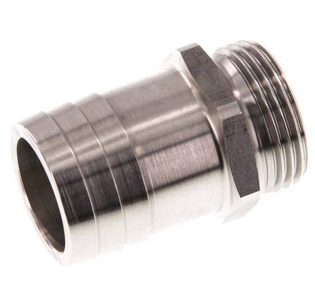 G 1'' Male x 32mm Stainless steel Hose barb 40 Bar