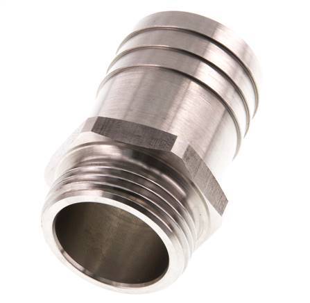 G 1'' Male x 32mm Stainless steel Hose barb 40 Bar