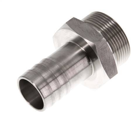 G 1 1/2'' Male x 32mm Stainless steel Hose barb 40 Bar