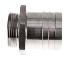 G 1 1/2'' Male x 50mm Stainless steel Hose barb 40 Bar