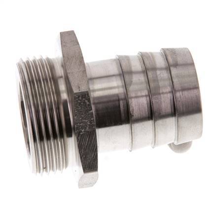 G 1 1/4'' Male x 32mm Stainless steel Hose barb 40 Bar