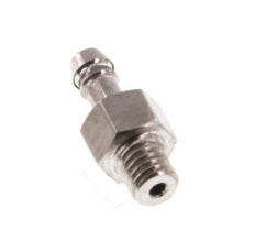 M3 Male x 2mm Stainless steel Hose barb 40 Bar