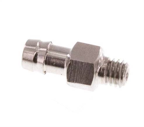 M3 Male x 3mm Stainless steel Hose barb 40 Bar