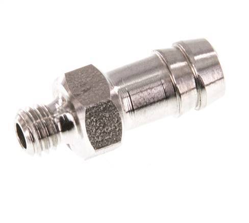 M5 Male x 6mm Stainless steel Hose barb 40 Bar
