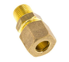 R 1/4'' Male x 10mm Brass Straight Compression Fitting 95 Bar DIN EN 1254-2 [2 Pieces]