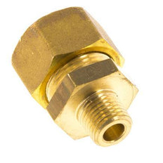 R 1/4'' Male x 16mm Brass Straight Compression Fitting 76 Bar DIN EN 1254-2