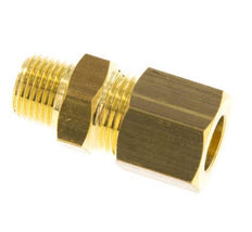 R 1/8'' Male x 8mm Brass Straight Compression Fitting 135 Bar DIN EN 1254-2 [2 Pieces]