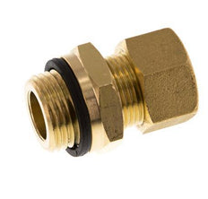 G 1/2'' Male x 15mm Brass Straight Compression Fitting with PA Seal 82 Bar DIN EN 1254-2