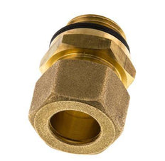 G 1/2'' Male x 16mm Brass Straight Compression Fitting with PA Seal 76 Bar DIN EN 1254-2