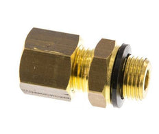 G 1/8'' Male x 6mm Brass Straight Compression Fitting with PA Seal 150 Bar DIN EN 1254-2 [2 Pieces]