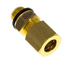 G 1/8'' Male x 8mm Brass Straight Compression Fitting with PA Seal 135 Bar DIN EN 1254-2 [2 Pieces]
