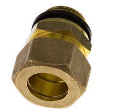 G 3/4'' Male x 22mm Brass Straight Compression Fitting with PA Seal 54 Bar DIN EN 1254-2