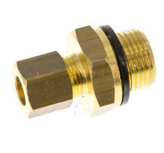 G 3/8'' Male x 8mm Brass Straight Compression Fitting with PA Seal 135 Bar DIN EN 1254-2