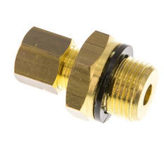 G 3/8'' Male x 8mm Brass Straight Compression Fitting with PA Seal 135 Bar DIN EN 1254-2