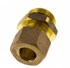 G 1/2'' Male x 12mm Brass Straight Compression Fitting with NBR Seal 75 Bar DIN EN 1254-2