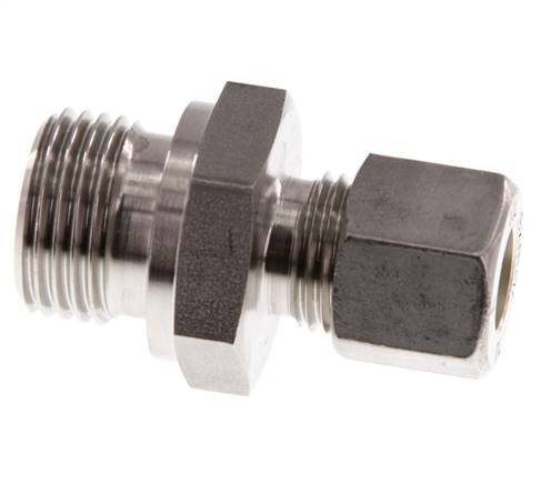 G 1/2'' Male x 10L Stainless steel Straight Compression Fitting 315 Bar DIN 2353