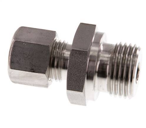 G 1/2'' Male x 10L Stainless steel Straight Compression Fitting 315 Bar DIN 2353