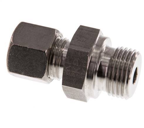G 1/2'' Male x 10S Stainless steel Straight Compression Fitting 630 Bar DIN 2353