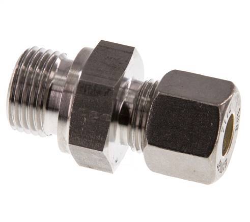 G 1/2'' Male x 10S Stainless steel Straight Compression Fitting 630 Bar DIN 2353