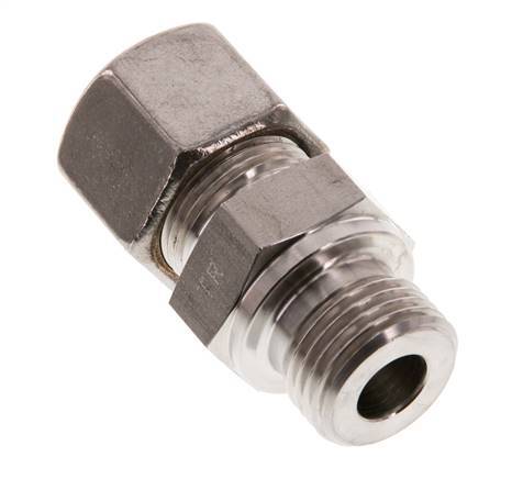 G 1/2'' Male x 14S Stainless steel Straight Compression Fitting 630 Bar DIN 2353