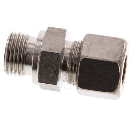 G 1/2'' Male x 14S Stainless steel Straight Compression Fitting 630 Bar DIN 2353