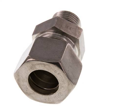 G 1/2'' Male x 20S Stainless steel Straight Compression Fitting 400 Bar DIN 2353