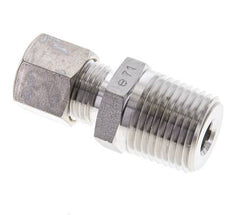1/2'' NPT Male x 10L Stainless steel Straight Compression Fitting 315 Bar DIN 2353